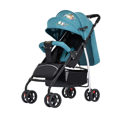 Детская складная сверхлегкая портативная простая прогулочная коляска с сидением, можно сидеть и лежать