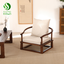 Chinese legless lazy locked locks backed chair balcony seated Japanese tatami and chair kung fu tea table and chair