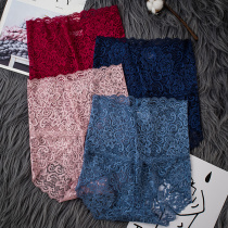 High waist underpants female lace sexy closets plastic body apologele ice silk No marks pure cotton crotch big code Triangle pants head