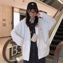 2020 new jacket female Korean version loose bf wind autumn and winter salt fried street wild student tops ins tide