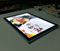 ed magnetic ultra-thin light box customized single-sided luminous high-grade indoor ordering signboard poster wall-mounted billboard
