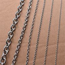 Key buckle hanging chain 304 stainless steel chain sub seamless welding hanging tag outdoor iron chain sub hanging lamp sunning decoration diy