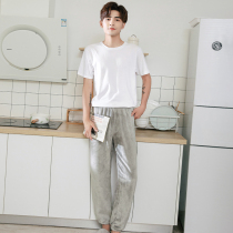 Winter mens pajamas Coral velvet warm velvet thickened trousers Autumn and winter flannel warm pants Home clothes pants