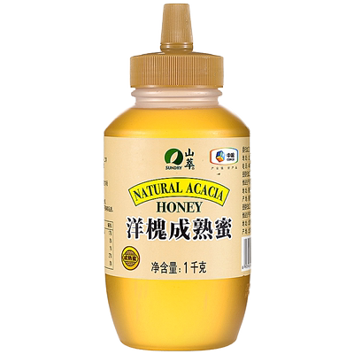 中粮山萃纯天然枣花蜂蜜1kg×1瓶