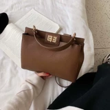 Портативная брендовая сумка, вместительный и большой ремешок для сумки, изысканный стиль, яркий броский стиль, в корейском стиле, коллекция 2021