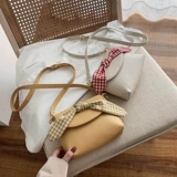 Небольшая сумка, сумка через плечо, универсальная модная сумка на одно плечо с бантиком, популярно в интернете, коллекция 2021, изысканный стиль