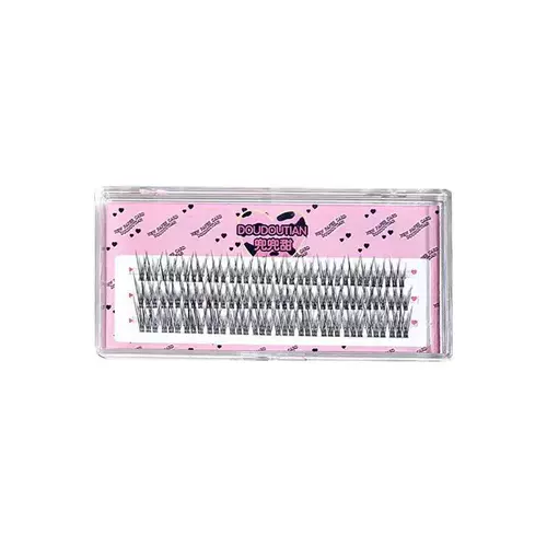 Рыбной малыш Прямой прозрачный стебель ложные ресницы женщины натуральное моделирование ежедневно сегментированные одноклассные новички с голой лицом.