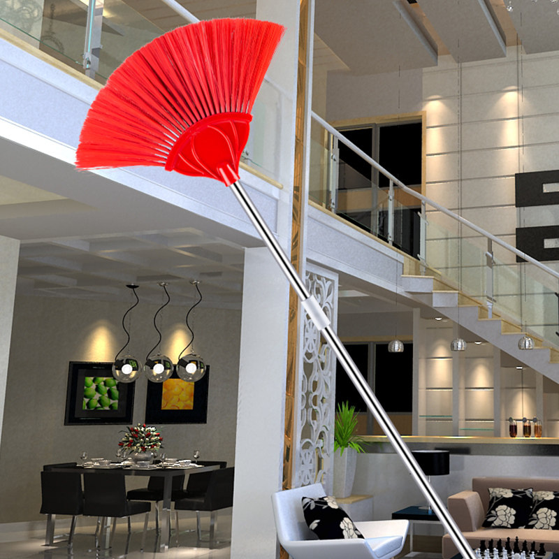 5 meters 8 meters 9 meters long telescopic rod broom spider web ceiling dust removal artifact wallpaper cleaning duster
