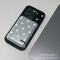 Серебряные белые в горошек