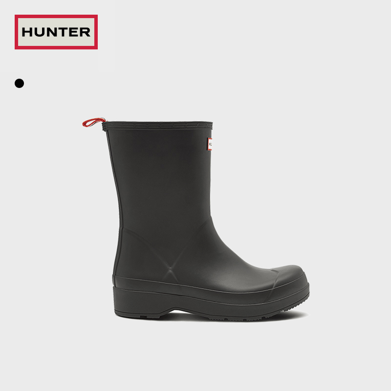 Hunter Uk Cool Playing Rain Shoes Rain Boots Male Fashion Money Outside Wearing Matt Display Slim Tide Waterproof Non-slip High Cylinder Long Boots