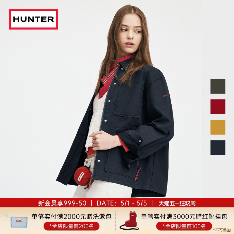 Hunter2026 Spring and Summer New Unisex Outdoor Camping Hiking Multi-Pocket Waxed Fabric Casual Short Jacket