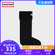 Hunter men and women 2021 autumn and winter New British Tide brand high cylinder fleece Boots Boots socks rain boots fashion warm socks