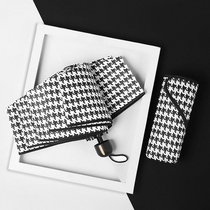 Automatic umbrella folding sun protection UV parasol ultra light sun sun protection dual use female sun protection carry five folded parasol