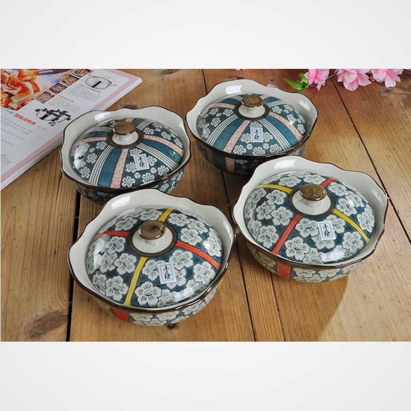 Special price antique porcelain cutlery hand-painted ceramic approximately with cover bowl soup bowl 55 inch stew swiftlet shark fin flush