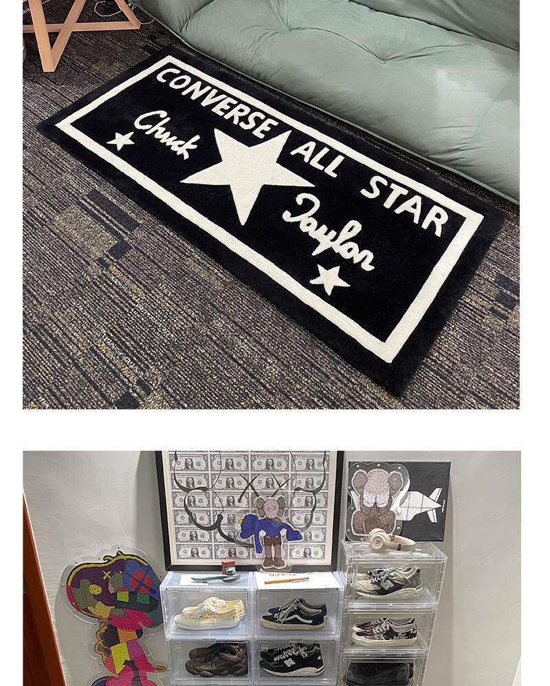 ковер 原创自主converse 全明星addict潮牌家用客厅过道工作室装饰地毯