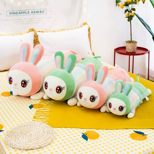 Милый кролик, подушка, кукла, плюшевая игрушка для сна, подарок на день рождения