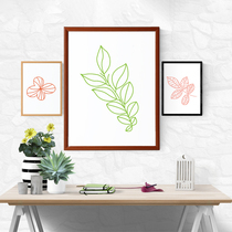 Wooden frame whiteboard magnetic hanging office household small blackboard blackboard wall chalk writing magnetic green board Shop display board Message board Home childrens teaching fluorescent handwriting promotional advertising display board