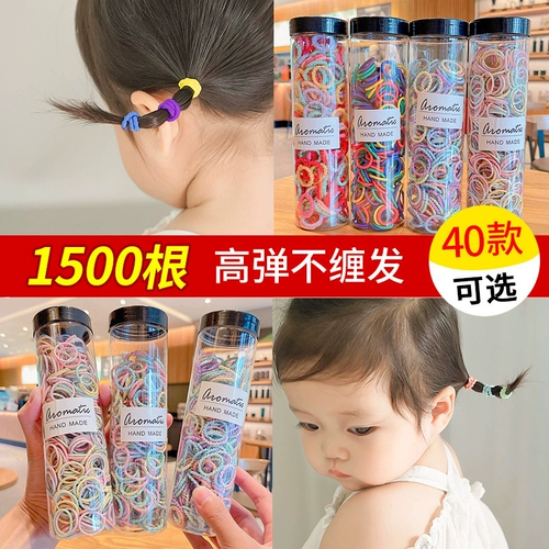 Детская безвредная эластичная маленькая резинка для волос, не повреждает волосы