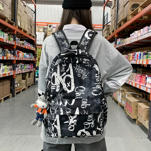 Сумка через плечо, вместительный и большой школьный рюкзак, коллекция 2023, для средней школы, подходит для студента