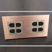 KTV hotel two-piece brushed panel touch switch 8-bit eight-bit button touch switch touch switch