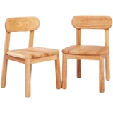 Детское деревянное резиновое кресло из натурального дерева для домашнего использования для детского сада, раннее развитие