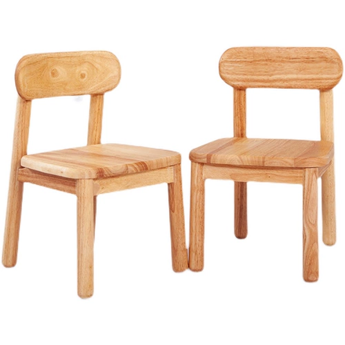 Детское деревянное резиновое кресло из натурального дерева для домашнего использования для детского сада, раннее развитие