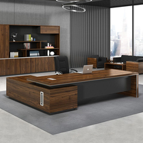 Simple modern office furniture boss table president desk desk managers office desk and chair combination atmosphere class master table