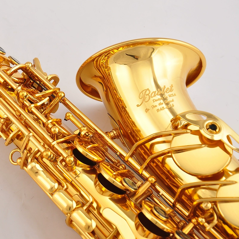 Nhạc cụ thổi kèn Alto Saxophone tốt nhất Bastet cao cấp BAS-656 Dành cho người mới bắt đầu Cấp độ điện tử - Nhạc cụ phương Tây