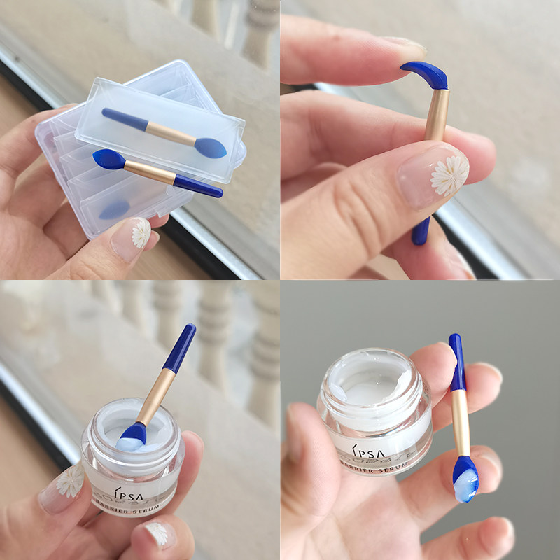 Slam Dunk Little Star Lip Brush Silicone Lipstick Brush Portable Lip Film Brush Small Lip Glaze Applicator Stick Mini Lip Balm Brush