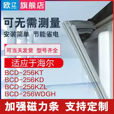 Suitable for Haier BCD256KT 256KD256KZL 256WDGH refrigerator sealing strip door rubber strip magnetic strip packing