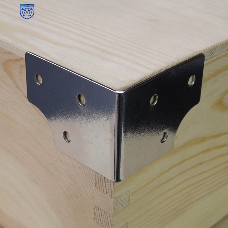 005 edge right-angle wooden box toolbox furniture audio accessories corner iron three-sided corner guard code edge corner