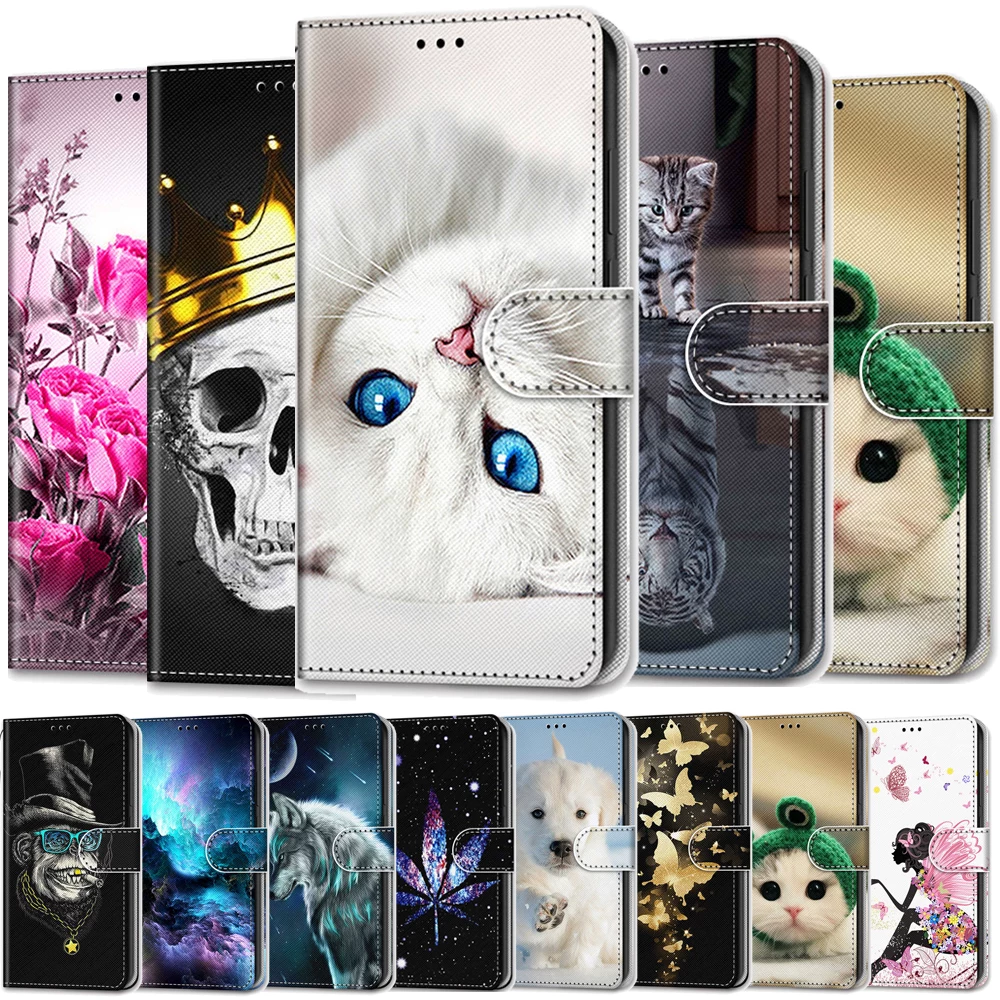 Чехол-кожаный кожаный чехол-книжка для Huawei Honor 7s 8s, кожаное портмоне-обложка для Hu
