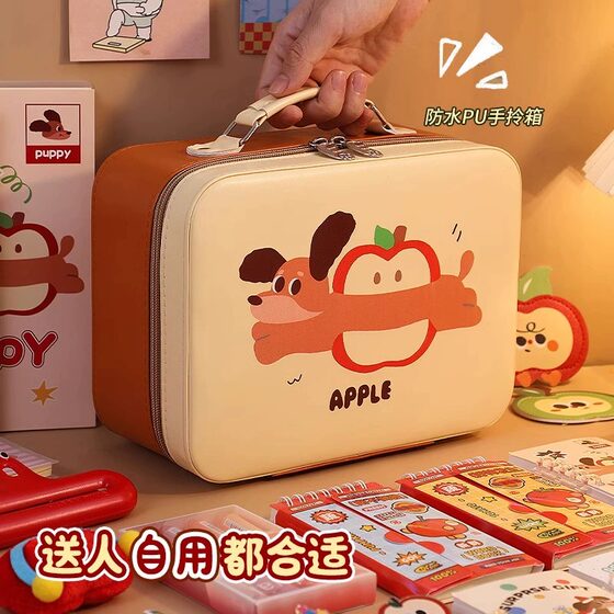 六一儿童节苹果文具套装礼盒大礼包一年级开学季学习用品全套幼儿园小学生新生入学准备文具物品实用型盲盒