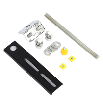 Fiber optic channel side-mounted support components Pigtail trough bridge hanging cable rack upper support installation accessories with U-shaped steel aluminum alloy cable rack side-mounted kit bracket machine room hanging