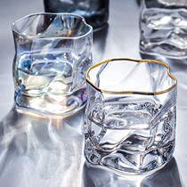 Buy a new whisky glass cup mesh red high face value water cups ins wind minimis for men and women