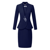 Suit suit womens spring and autumn work Workplace Commuter West Suit Jacket Dress Dress Audition Dress for professional Temperament Work Clothes