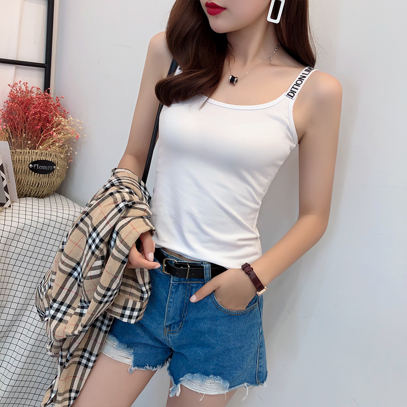 White harness small vest woman tight fit inside the undershirt to wear a beauty back net red design small crowdblouse wins