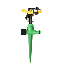 Garden lawn vegetable field watering automatic sprinkler rotating rocker nozzle household flower watering spray ground rod equipment