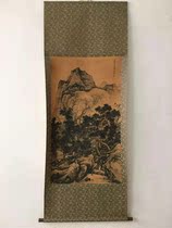 Antique collection real shot high imitation silk cloth do old calligraphy and painting Chen Yunzhang physical shooting 5029