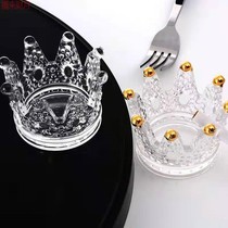 Nordic Ins Wind Crown Decoration Romantic Glass Creative Fashion Personality Romantic Ashtrays Pendulum