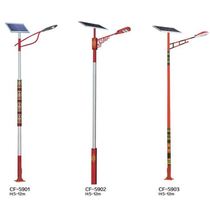 New Countryside Super Bright LED Street Lamp Full of Ethnic Characteristics Solar Street Lamp Outdoor High pole 6 m A word arm highlighted