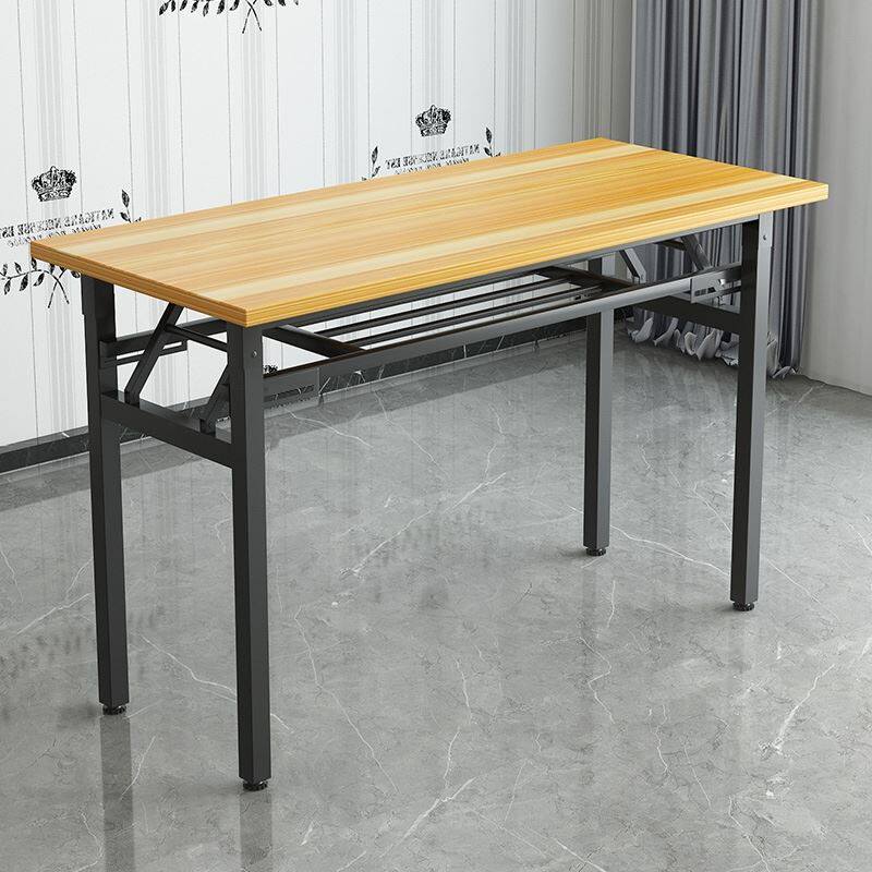 Desk conference table fast food computer table floor booth table environmentally friendly folding portable dining table load-bearing hotel nail table