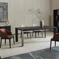 Nordic solid wood dining table minimalist rectangular conference table designer workbench simple long table creative desk