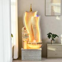 European-style flowing water fountain ornaments circulating water living room wealth entrance new home opening office light luxury decoration landscape