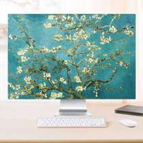 Computer cover dust cover cloth home desktop cute monitor cover display cover curtain protective cover computer cover
