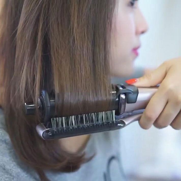 Inner curler straight curl comb electric dual-purpose multi-purpose non-injury hair automatic care short hair lazy man artifact