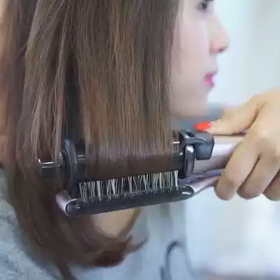 Inner buckle curler Straight curl comb Electric rotating dual-use does not hurt the self-moving wave head short hair lazy artifact