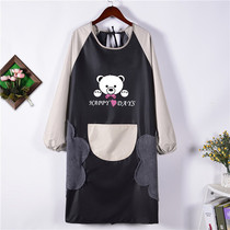 Apron Anti-Smoke Fried Vegetable Hood FULL BODY KITCHEN COOK LONG SLEEVES WITH CUFF FASHION MEN WATERPROOF HOME ANTI-WEAR