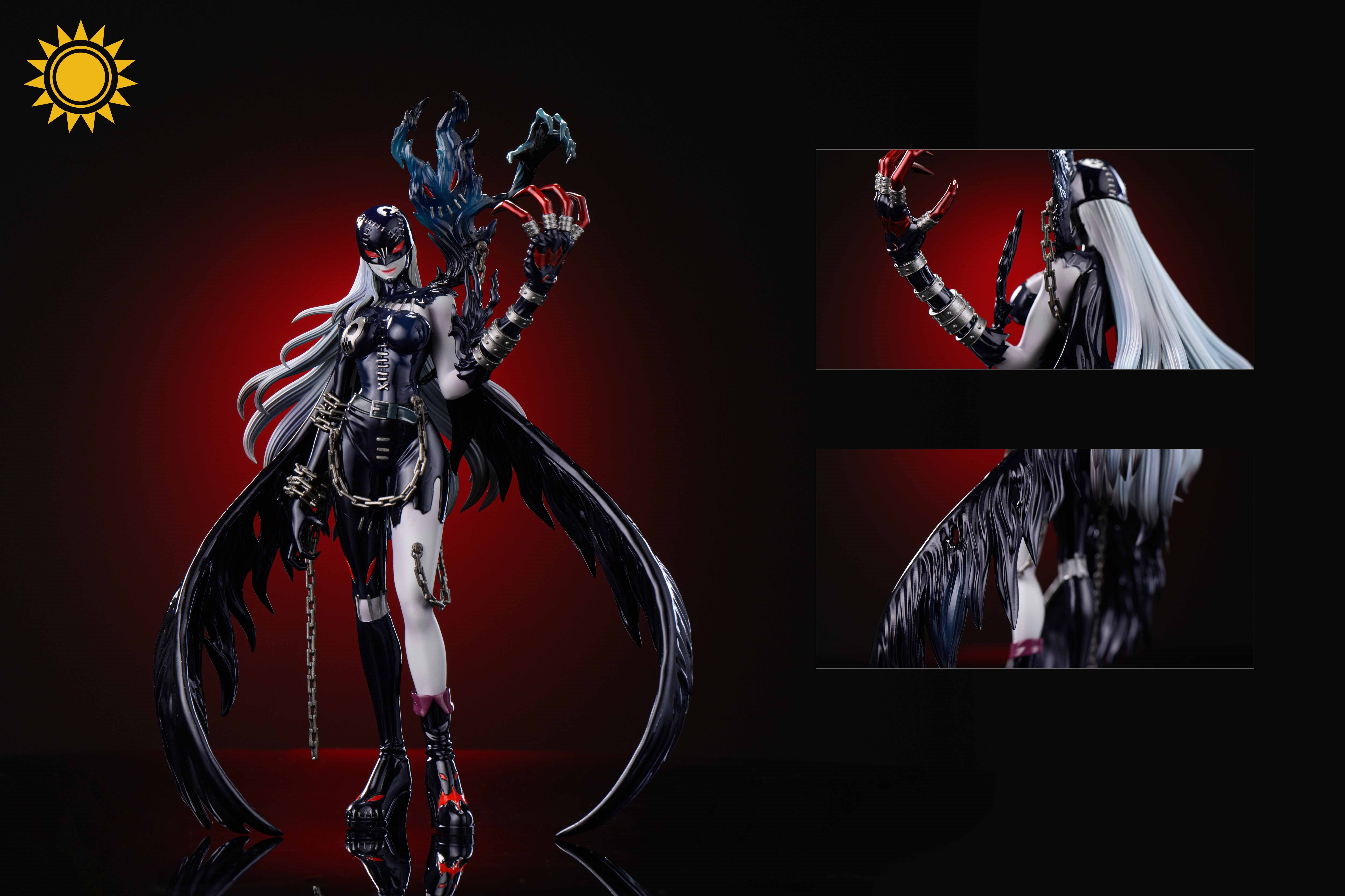 デジモン SUN-STUDIO デビモン フィギュア Sun Studio Digimon Lady Devimon Model PU In Stock Painted H21cm