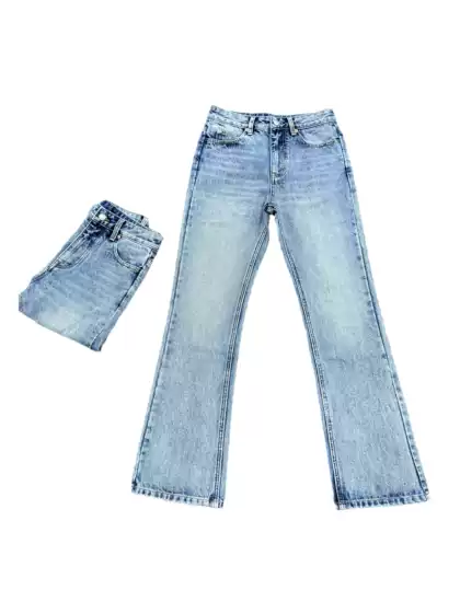 (Correct Marble Pattern) 517 Cleanfit Flared Jeans with Snowflake Pattern, Versatile Commuter Pants for Men